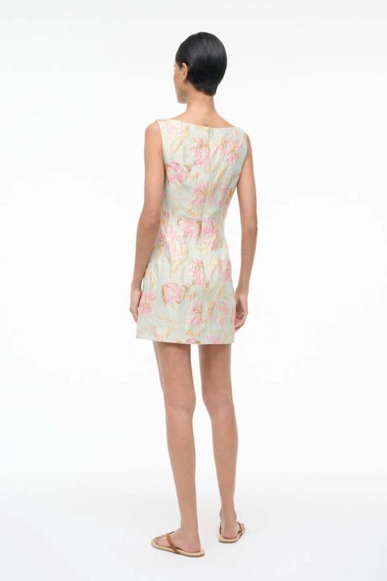  스타우드 숏 원피스 Staud Mimi 드레스 보타니카 알로에 - STAUD