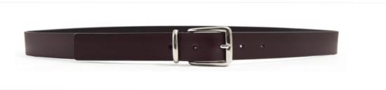  앤더슨스 레귤러 벨트 앤더슨 가죽  (은색 버클, 옥스블러드 색상)