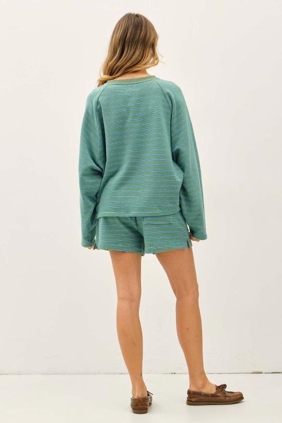  아잘레아 라운지 웨어 엘리스 스트라이프 라운지 세트 - AZALEA