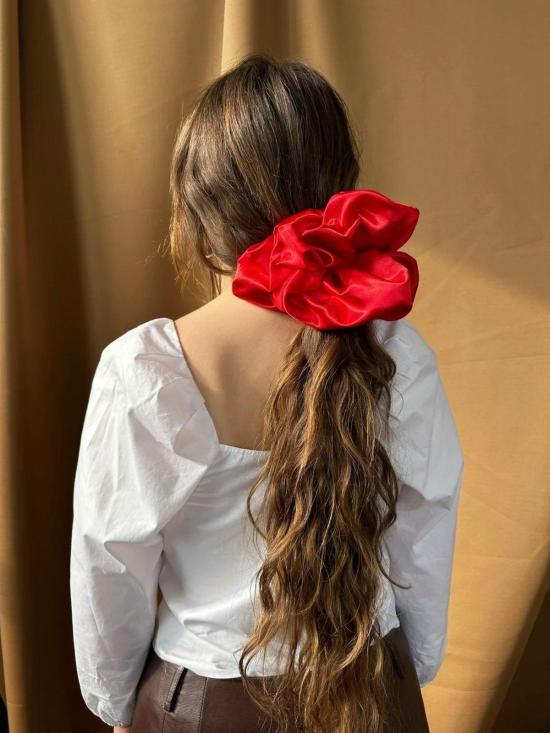  Room Shop 헤어 액세서리 룸샵 자이언트 새틴 스크런치 - OTHER BRANDS