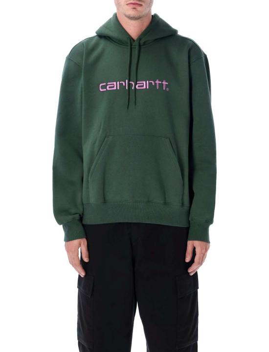  칼하트 긴팔 티셔츠 Carhartt Wip 후드티 (시카모어 나무 자수 로고 포함)