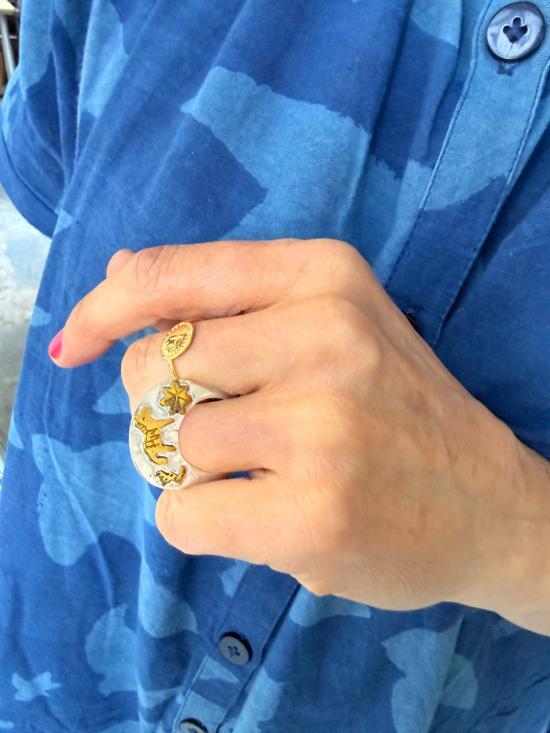  옴브르 클레어 반지 옴브레 클레어 바그 캐러셀 링 - OMBRE CLAIRE