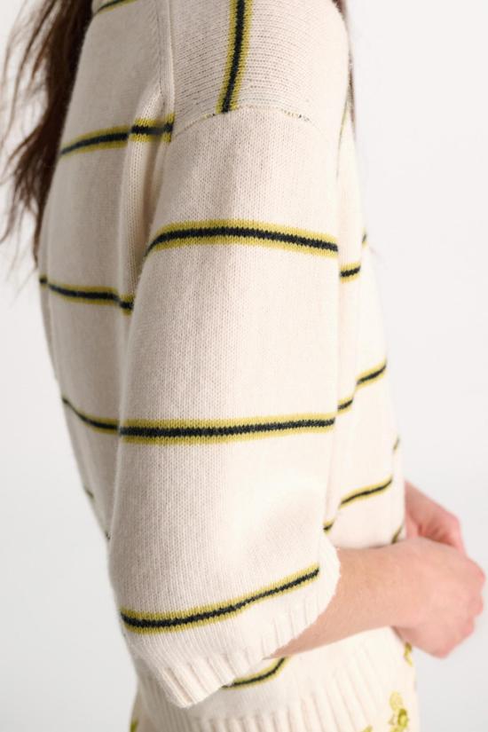  도로시 슈마허 스웨터 도로테 슈마허 스포티 스테이트먼트  화이트 진저 트리오 - DOROTHEE SCHUMACHER