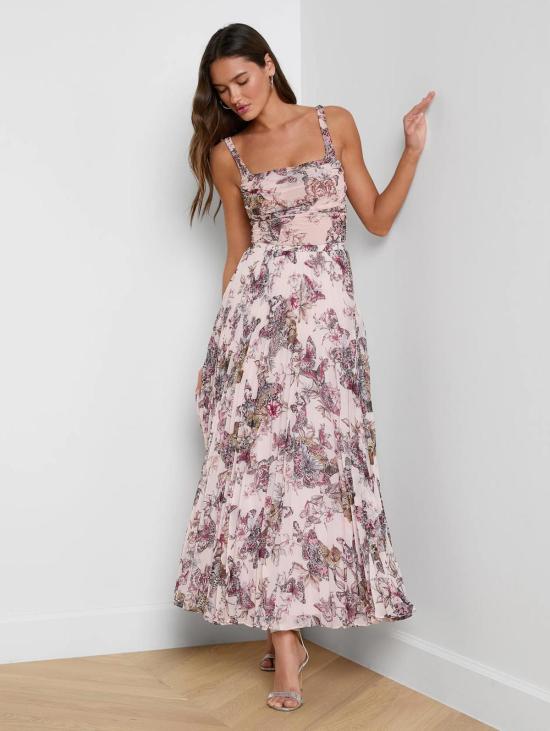  라장스 롱 원피스 토린 플리츠 맥시 - L'AGENCE