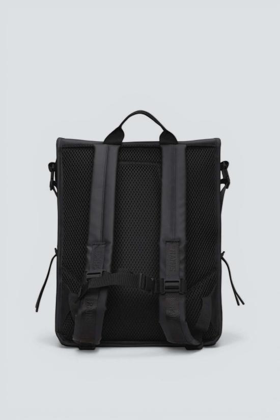  레인스 백팩 트레일 마운티니어 롤탑  블랙 - RAINS