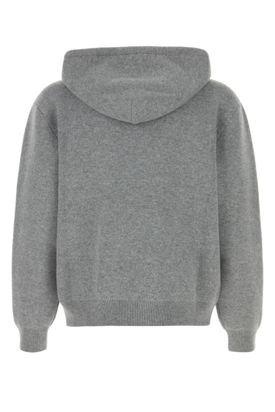 26SS 셀린느 캐시미어 후드 스웨터 RY0QZ0X73 10DU GREYBLUE - CELINE