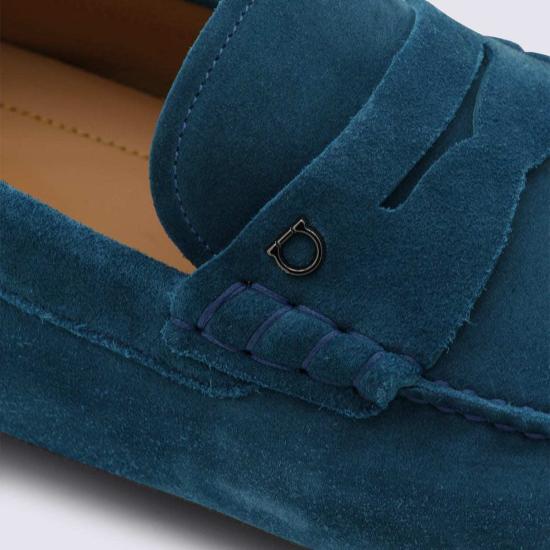  살바토레 페라가모 로퍼 페라가모 블루 가죽 - SALVATORE FERRAGAMO