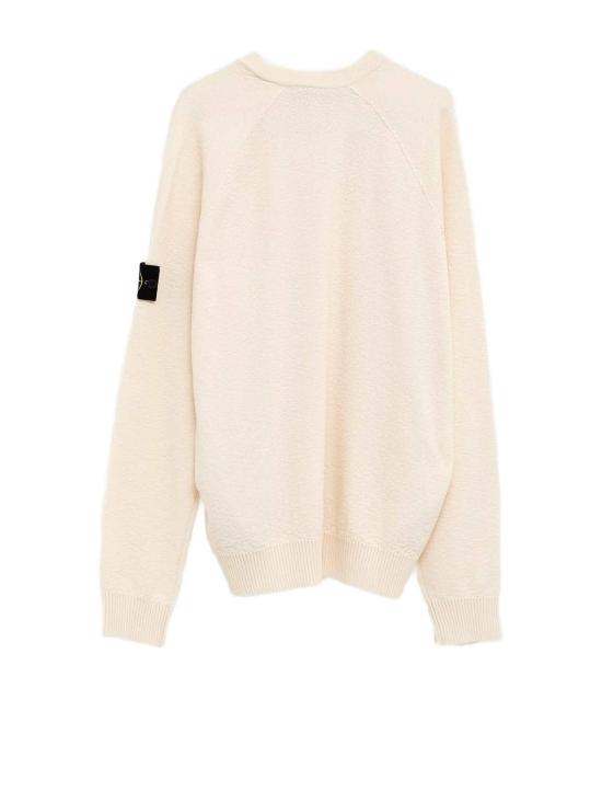  스톤 아일랜드 스웨터 화이트 - STONE ISLAND