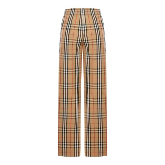  버버리 스트레이트 팬츠 뉴트럴 컬러 - BURBERRY