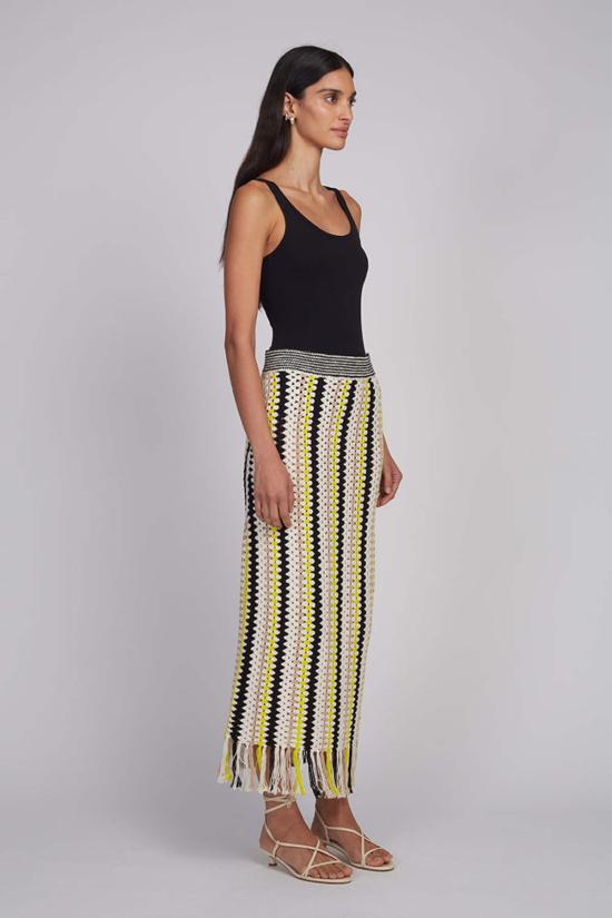  ELEVEN SIX 롱 스커트 일레븐 식스 테일러 크로셰 - ELEVEN SIX