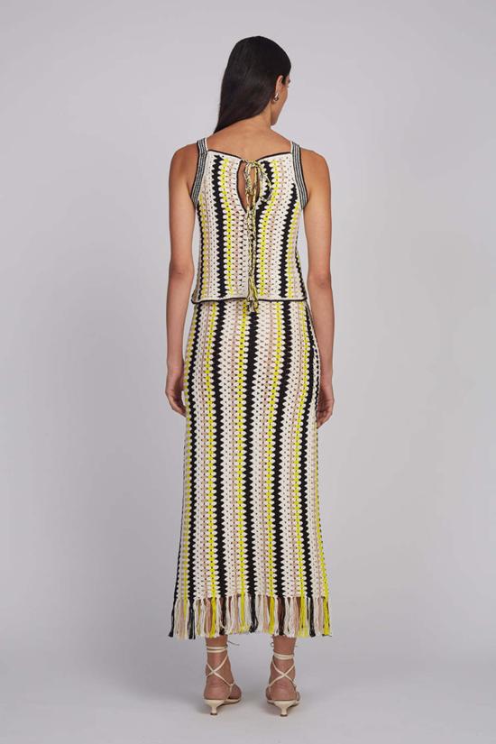  ELEVEN SIX 롱 스커트 일레븐 식스 테일러 크로셰 - ELEVEN SIX