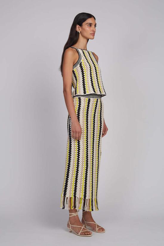  ELEVEN SIX 롱 스커트 일레븐 식스 테일러 크로셰 - ELEVEN SIX