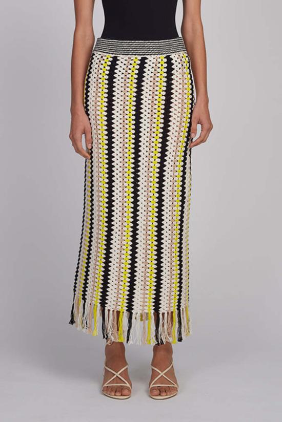  ELEVEN SIX 롱 스커트 일레븐 식스 테일러 크로셰 - ELEVEN SIX