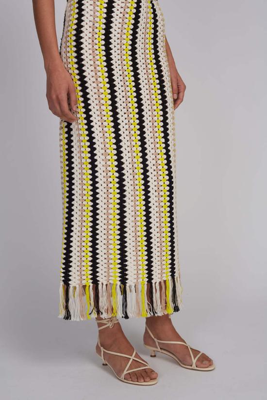  ELEVEN SIX 롱 스커트 일레븐 식스 테일러 크로셰 - ELEVEN SIX