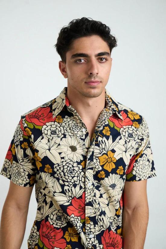  DUSHYANT 반팔 셔츠 두샨트 재팬 핸드 프린트 셔츠 - OTHER BRANDS