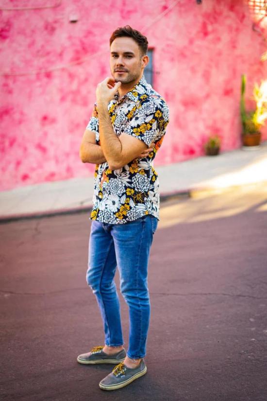  DUSHYANT 반팔 셔츠 두샨트 재팬 핸드 프린트 셔츠 - OTHER BRANDS