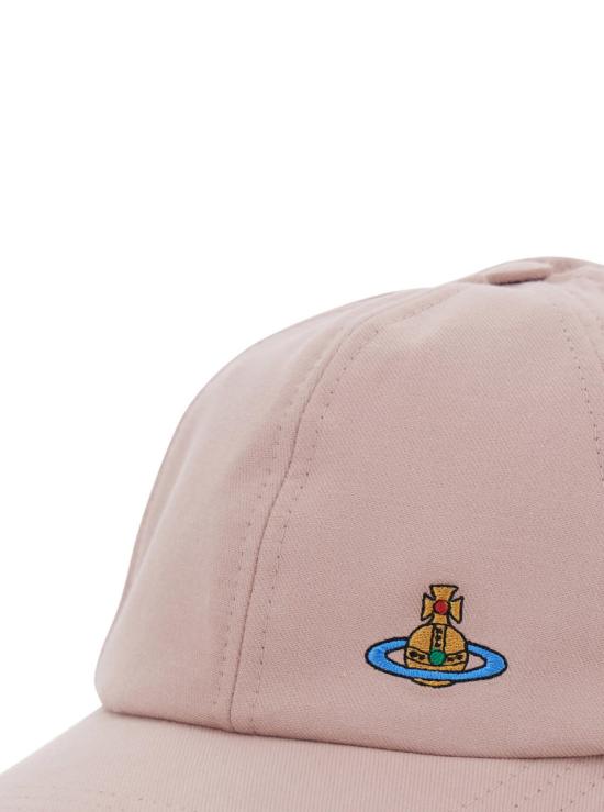  비비안웨스트우드 모자 비비안 웨스트우드 유니 베이스볼 캡 핑크 - VIVIENNE WESTWOOD