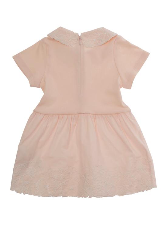  [키즈] 끌로에 원피스 로고 자수 아동 드레스 핑크 - CHLOE