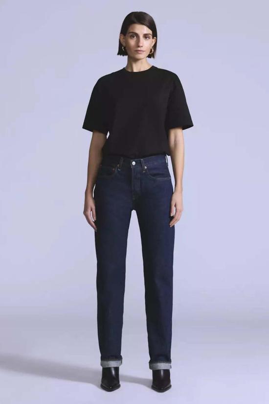  리바이스 데님 팬츠 블루 탭 70년대 501 진 원워시 미제라블 - LEVI'S