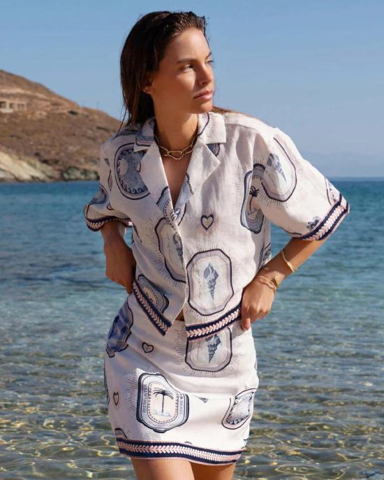  키바리 블라우스 알레시아 탑