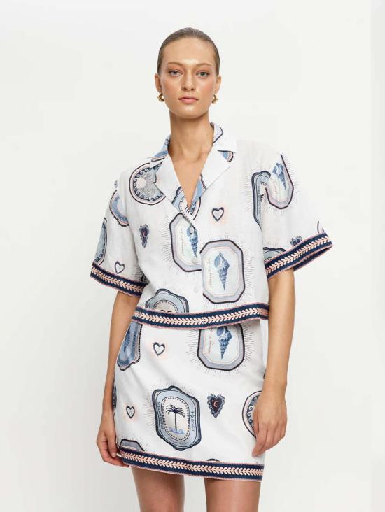  키바리 블라우스 알레시아 탑 - KIVARI