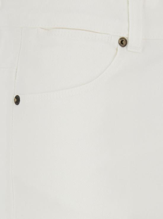  트윈셋 데님 팬츠 팔라초 와이드 레그 진 화이트 - TWINSET