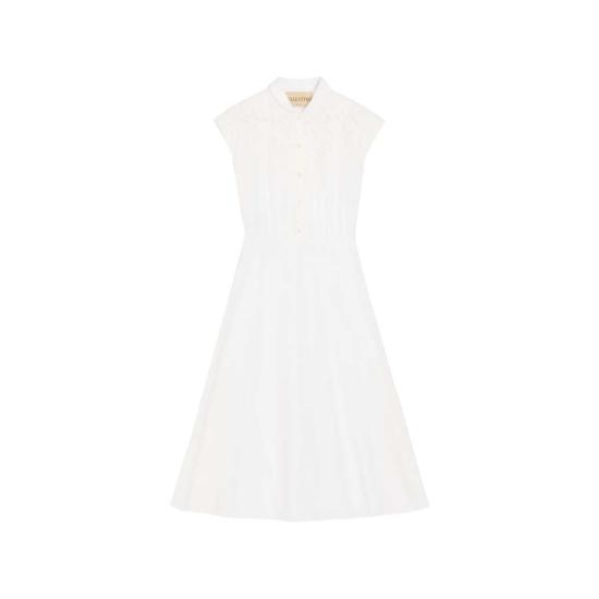  발렌티노 가라바니 미디 원피스 발렌티노 미디 드레스 화이트