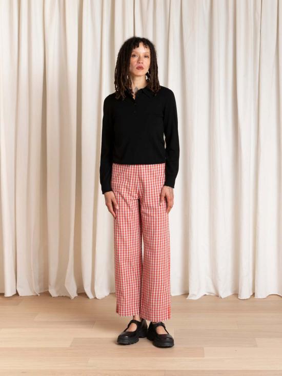  알리 골든 스웨터 핏 폴로 풀오버 - ALI GOLDEN