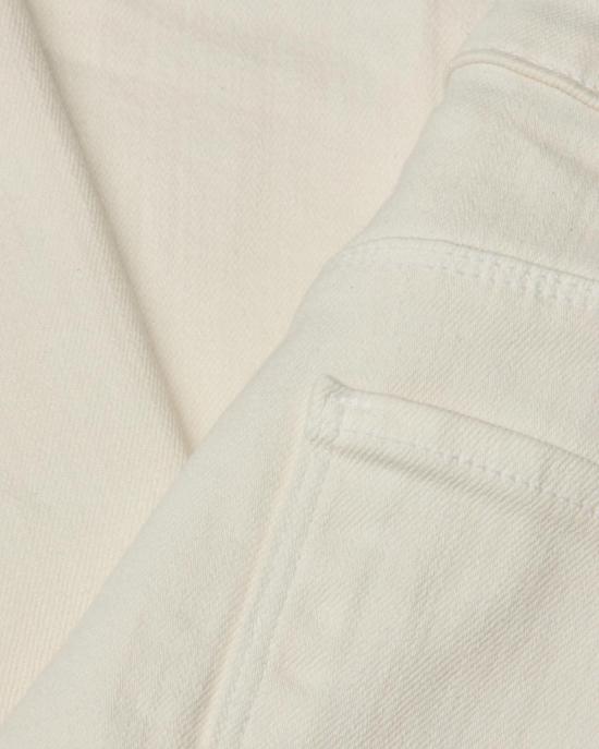  라장스 데님 팬츠 완다 하이라이즈 크롭 와이드 레그 진 라이트 에크루 - L'AGENCE