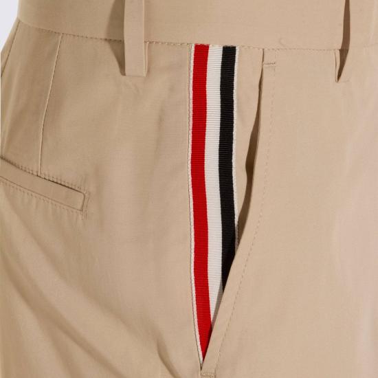 톰브라운 팬츠 톰 브라운 코튼  베이지 - THOM BROWNE