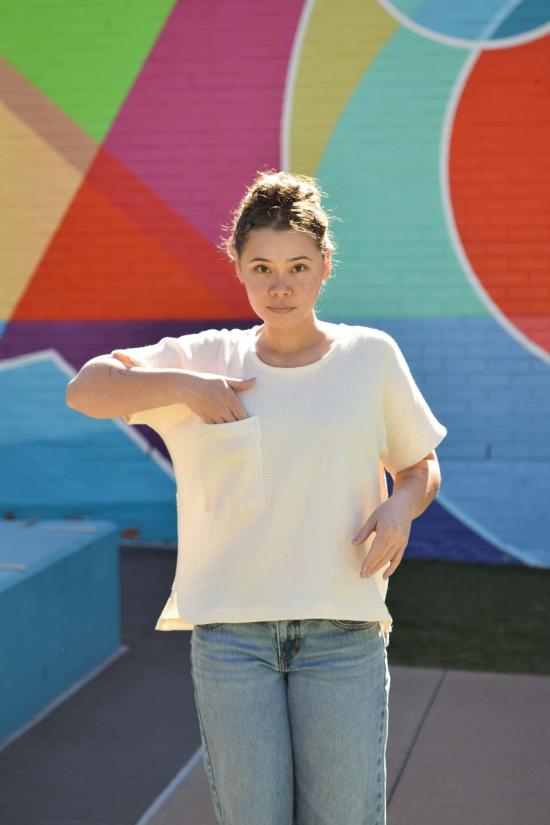  Pamut Apparel USA 반팔 티셔츠 Pamut Apparel Usa 와플 포켓 티셔츠 - OTHER BRANDS