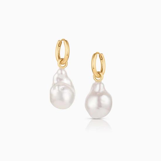  탯치 이어링 Thatch Talia 진주 후프 귀걸이