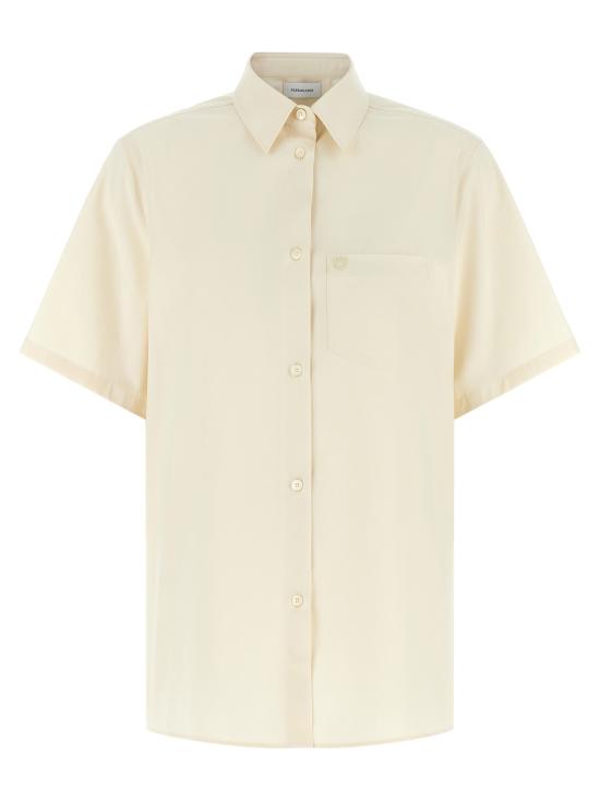 26SS 살바토레 페라가모 셔츠 791702PARCHMENT