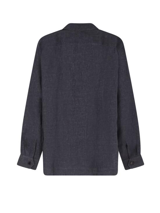  브루넬로 쿠치넬리 긴팔 셔츠 이지핏 린넨 셔츠 앤트러사이트 - BRUNELLO CUCINELLI