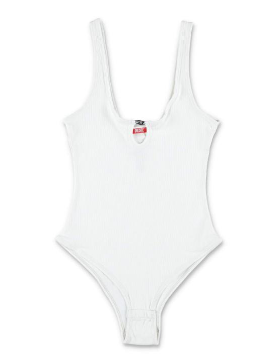  디젤 바디수트 티셔츠 마우라 립 바디수트 화이트