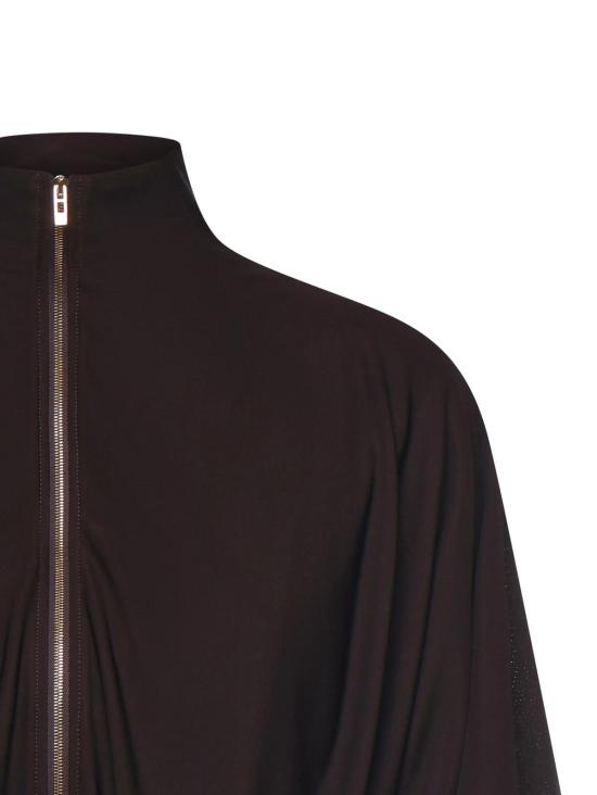  알라이아 수트 자켓 Alaia 드레이프 저지 블레이저 Ebene - ALAIA