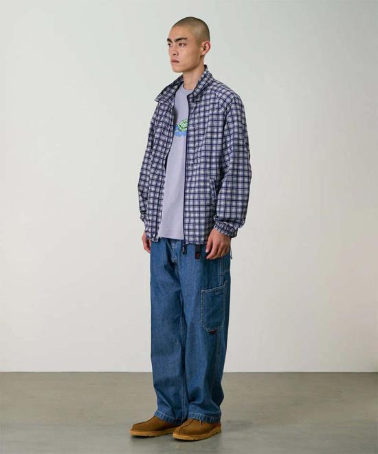  그라미치 자켓 체크무늬 쉘 재킷 - GRAMICCI