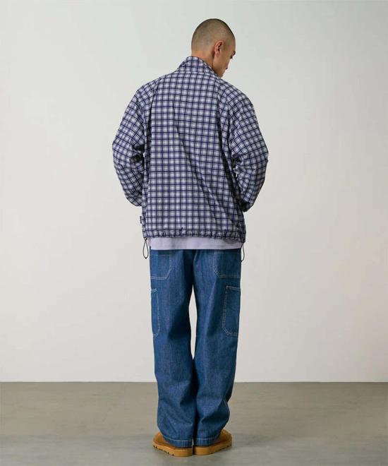  그라미치 자켓 체크무늬 쉘 재킷 - GRAMICCI