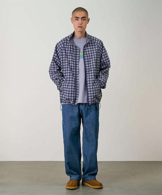  그라미치 자켓 체크무늬 쉘 재킷 - GRAMICCI