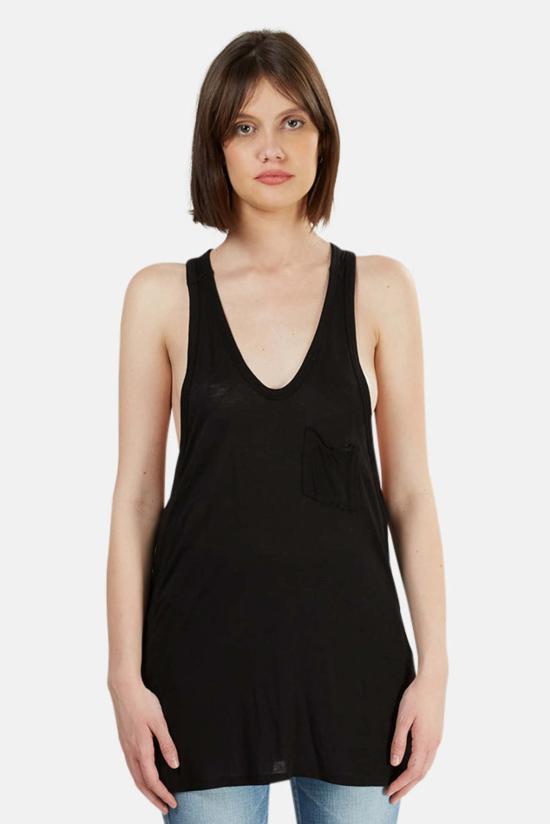  알렉산더 왕 민소매 티셔츠 클래식 포켓 탱크탑