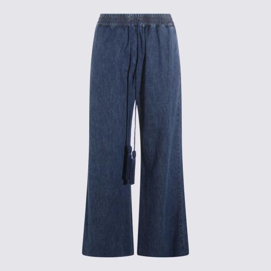  발렌티노 가라바니 데님 팬츠 발렌티노  미디엄 블루