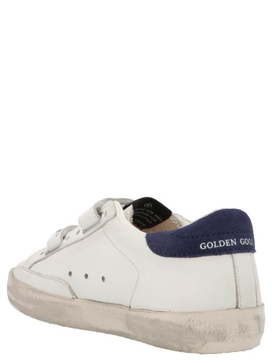  [키즈] 골든구스 스니커즈 골든 구스 아동용 올드스쿨 스니커즈 화이트/블랙 - GOLDEN GOOSE