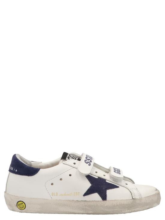  [키즈] 골든구스 스니커즈 골든 구스 아동용 올드스쿨 스니커즈 화이트/블랙