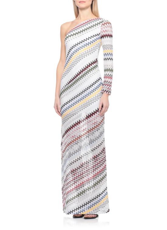 26SS 미소니 미디 원피스 DS26SG1R BR0150S01K2 White - MISSONI