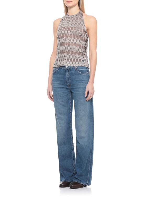 26SS 미소니 민소매 티셔츠 DS26SK01 BR014VS91RO Beige - MISSONI