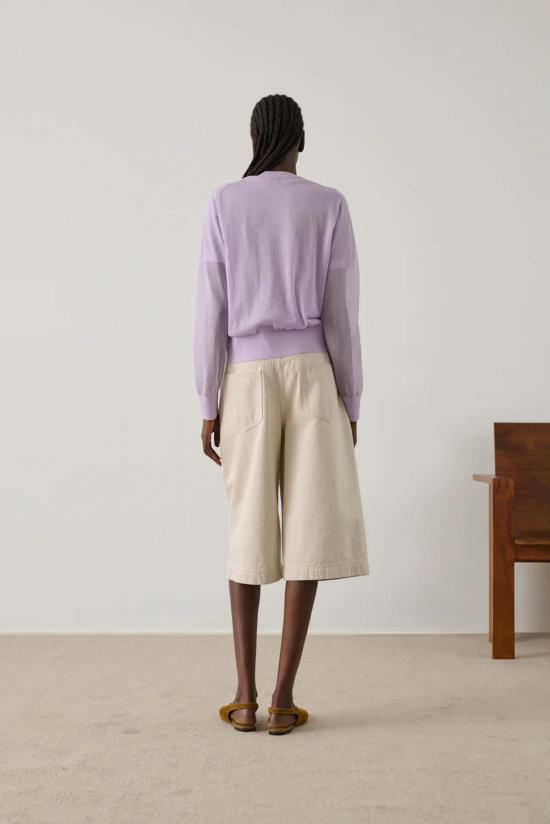  쉐르 데님 숏팬츠 Soeur Francis 반바지 Blanc Gres - SOEUR