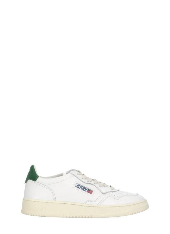 26SS 오트리 메달리스트 로우 스니커즈 AULM LL20WHT GREEN White