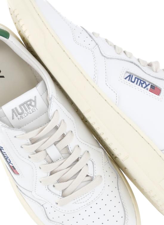 26SS 오트리 메달리스트 로우 스니커즈 AULM LL20WHT GREEN White - AUTRY