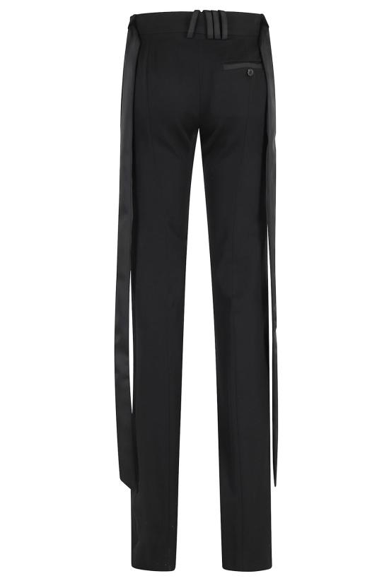  디 아티코 스트레이트 팬츠 아티코 롱 팬츠 블랙 - THE ATTICO