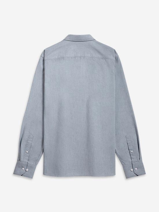  O.N.S 긴팔 셔츠 풀턴 헤더 옥스포드 셔츠 다크 블루 헤더 - O.N.S